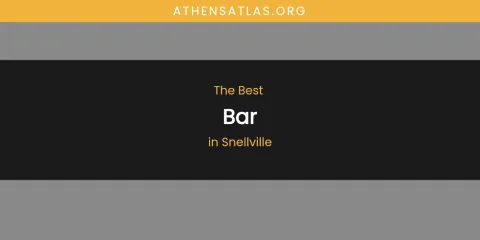 Snellville's Best Bar